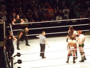 Daniel Bryan, Kane, and Sheamus vs. The Shield